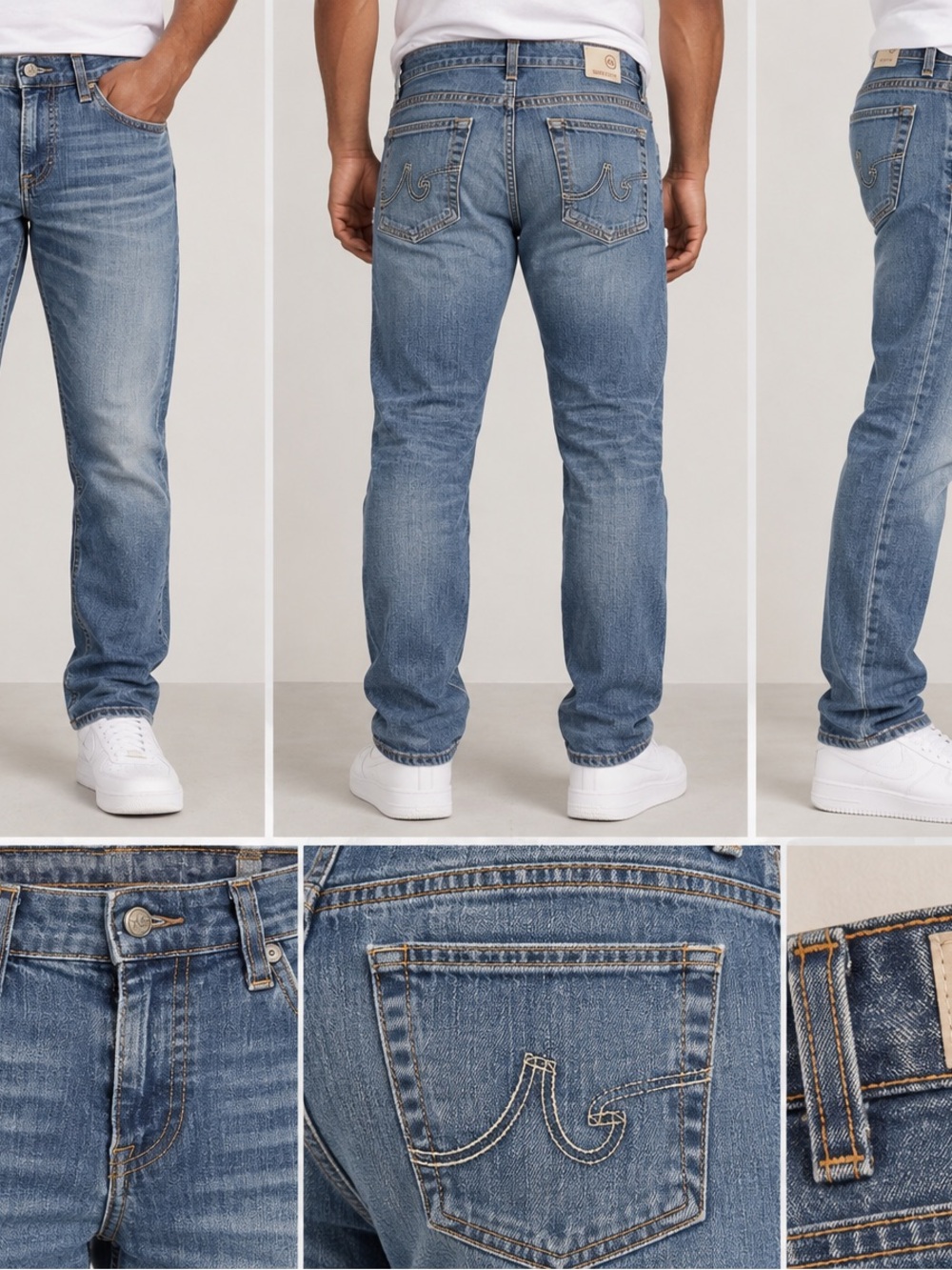 American eagle Men's Light Blue Slim Straight Jeans